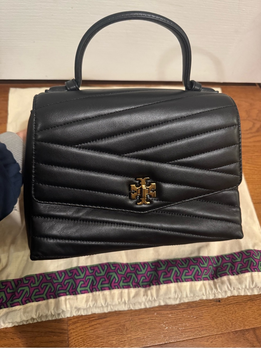 Tory Burch Kira Chevron Top-Handle Satchel